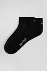Chaussettes basses en coton stretch mélangé noires