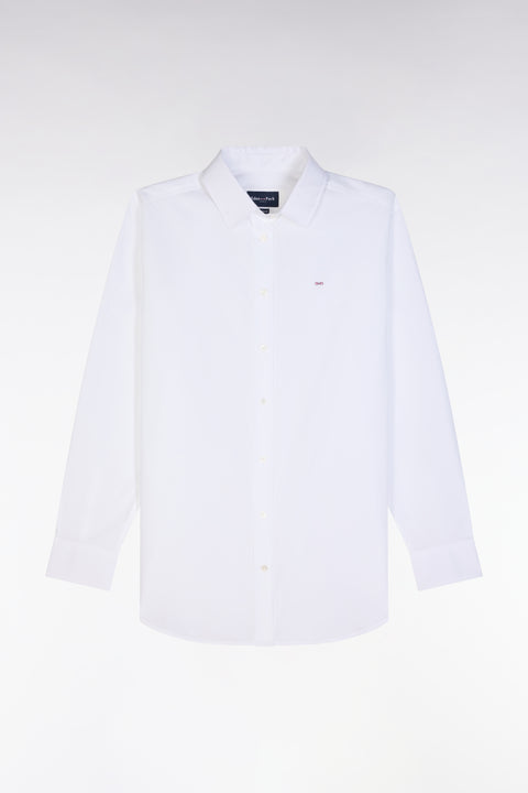 Relax-fit white cotton shirt - Image 2