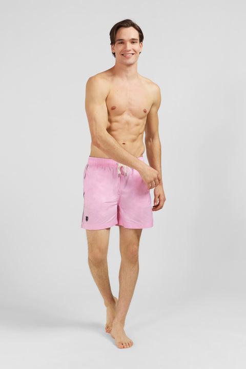 Swim shorts with tricoloured stripes - Image 3