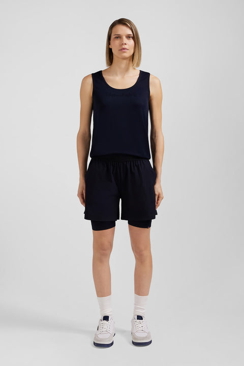 Navy blue sports shorts - Image 2