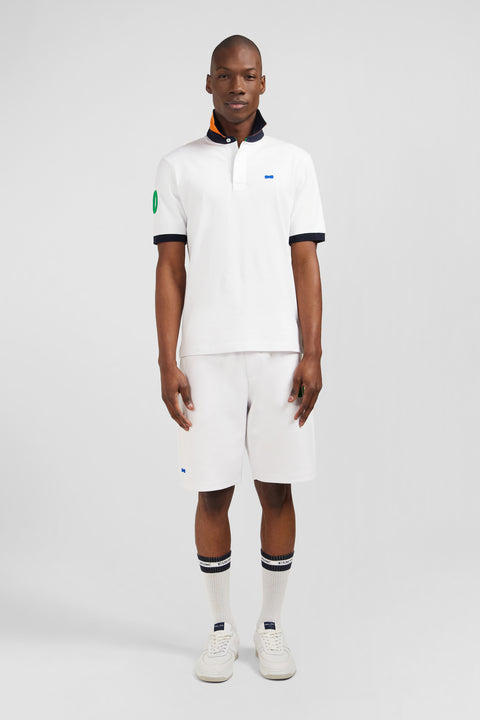 White short-sleeved rugby shirt - Image 1