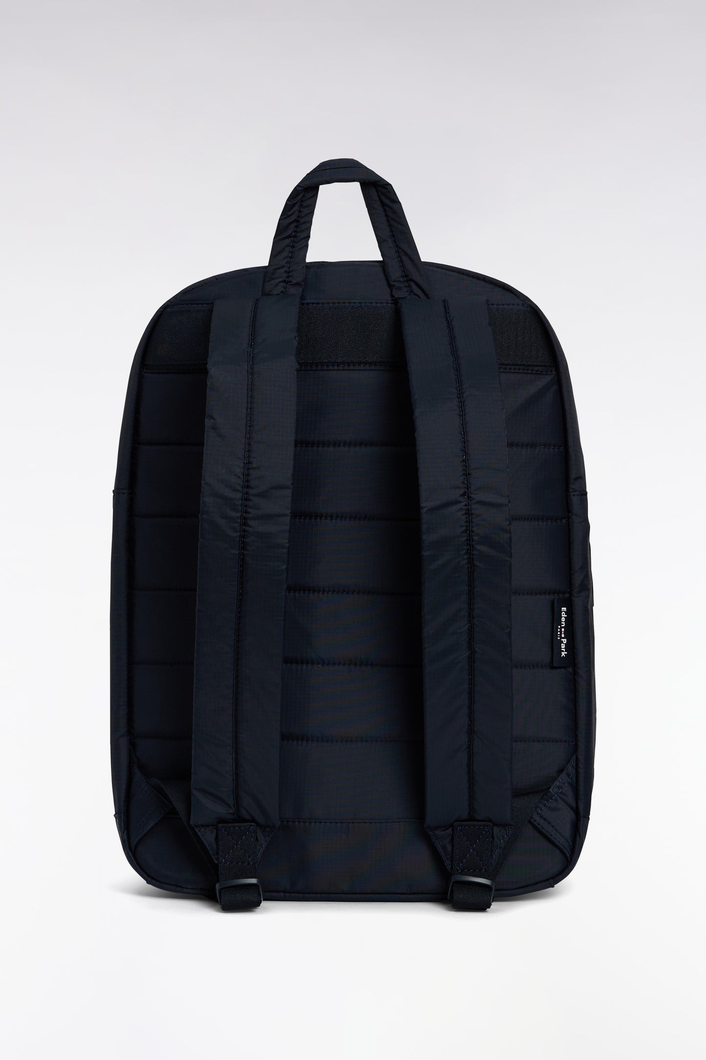 Navy blue backpack with Eden Park logo