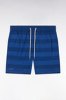 Dark blue striped swimsuit