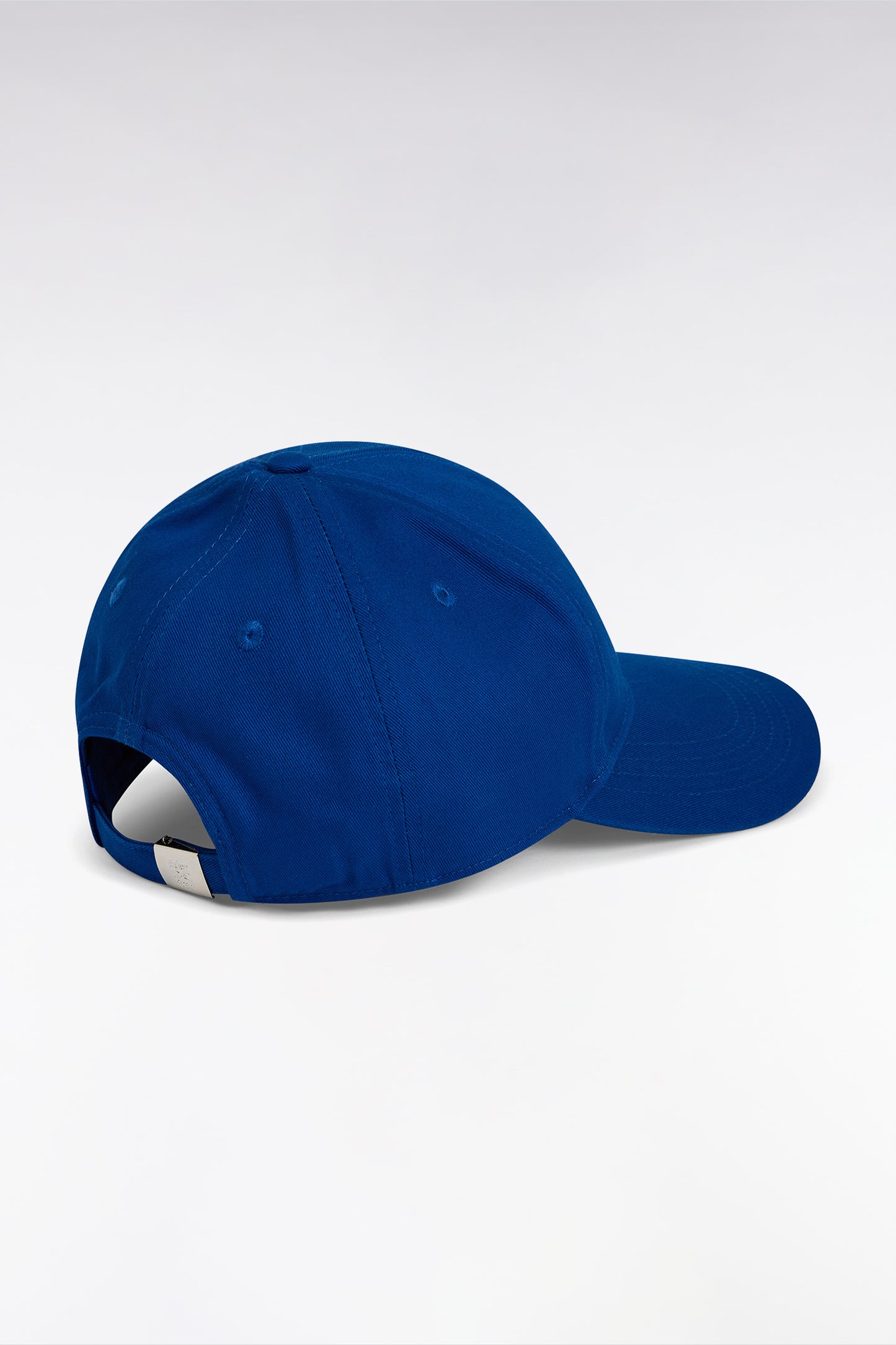 Navy cotton twill cap with bow tie embroidery