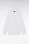 White cotton shirt with patch pocket