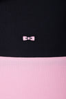 Straight-fit short-sleeved polo shirt in pink cotton piqué with jacquard collar