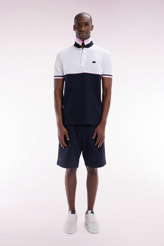 XV de France relaxed-fit shorts in navy cotton fleece