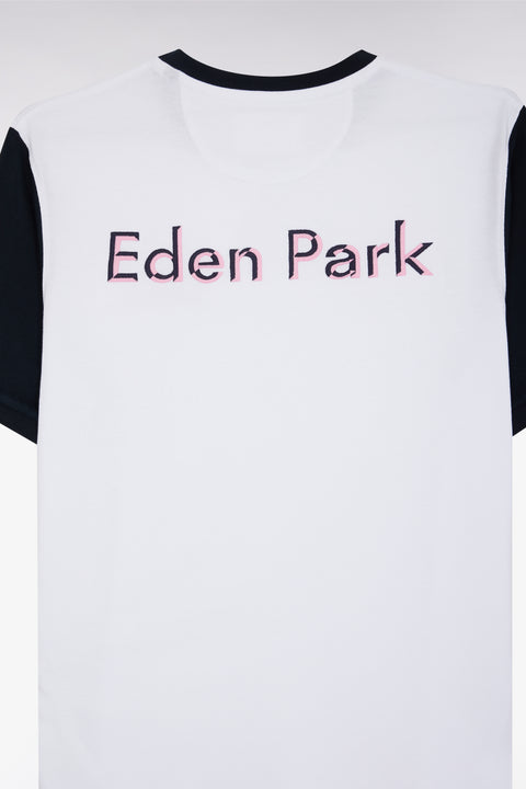 Relaxed fit white cotton short-sleeved T-shirt - Image 3