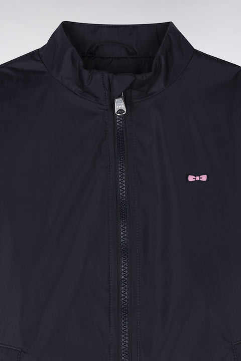 Children navy nylon windproof jacket - Image 3