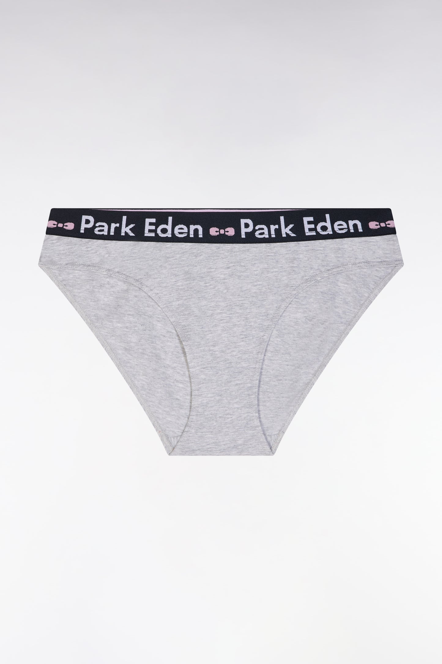 Grey stretch cotton panties