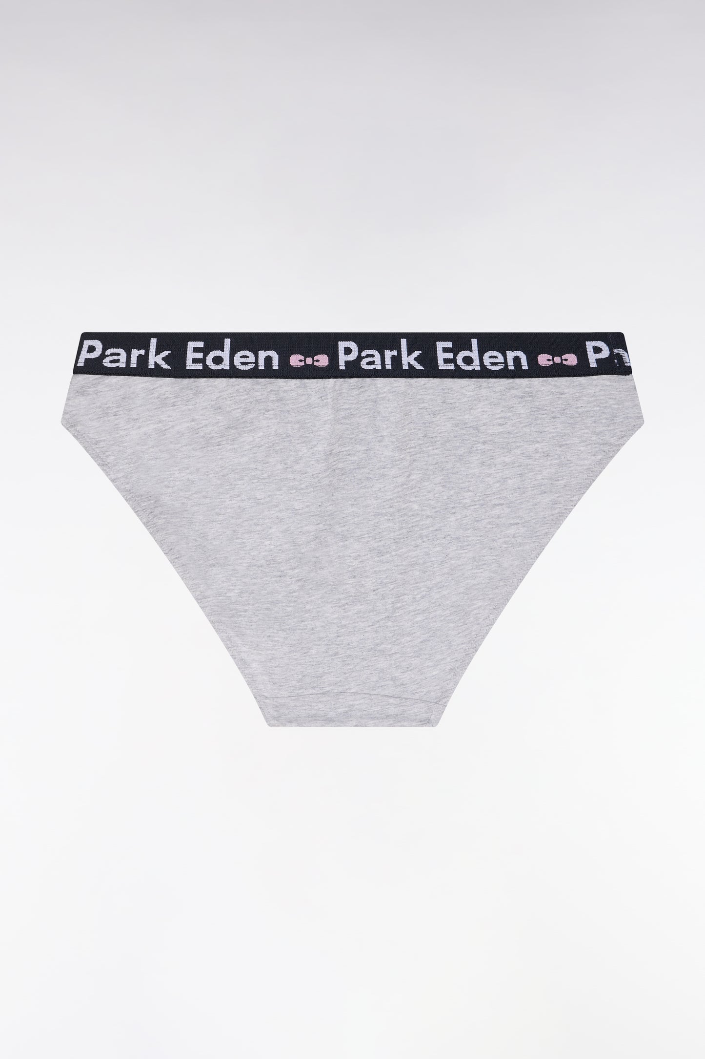 Grey stretch cotton panties