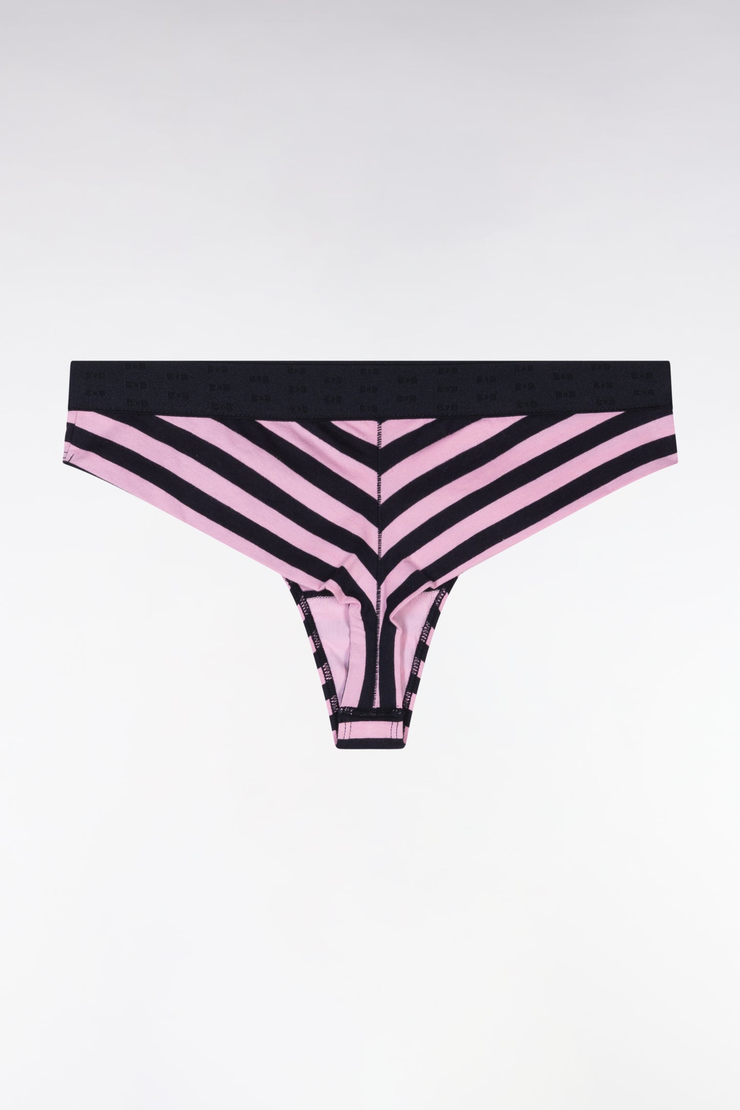Tango panties in navy and pink strapped stretch modal