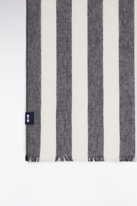 Écharpe en coton mélangé ciel - Image 2