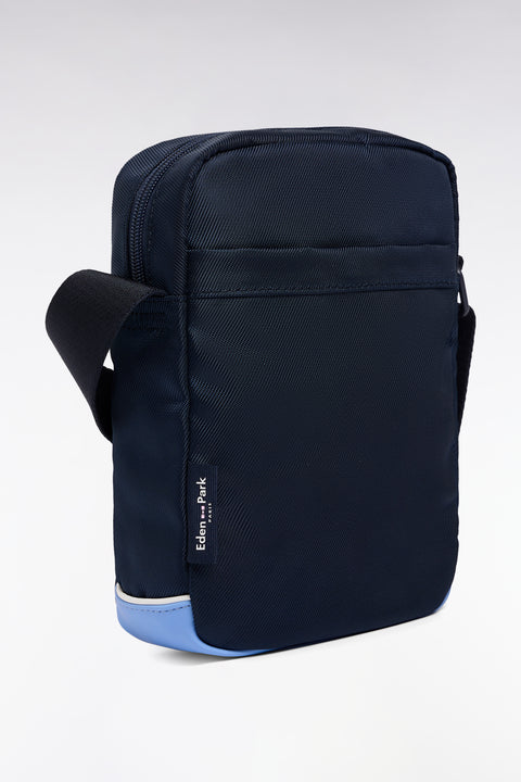 Sacoche bimatière marine colorblock - Image 2