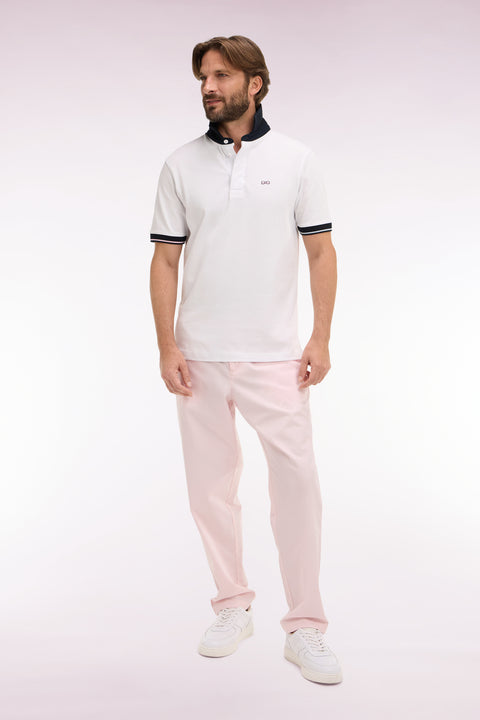 Pantalon en toile de coton rose - Image 3