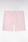 Pink cotton poplin shorts