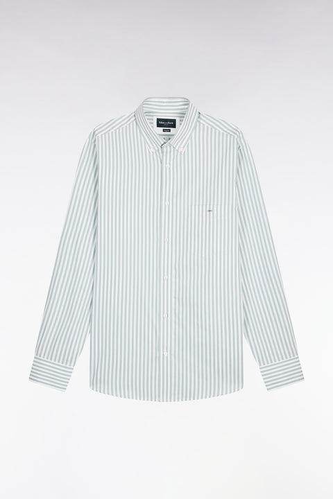 Chemise en coton ciel à rayures bâtons - Image 2