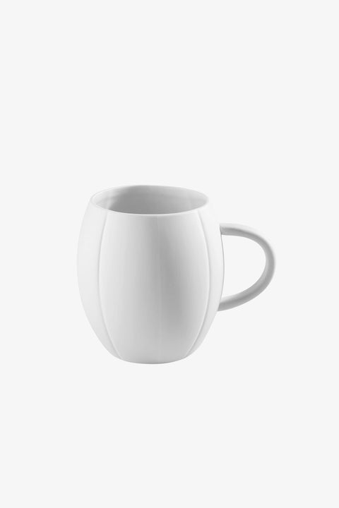 White Limoges porcelain mug - Image 2