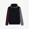 Navy blue colourblock sweatshirt