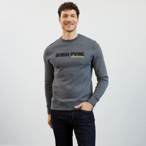 Grey round-neck sweatshirt - Image 3