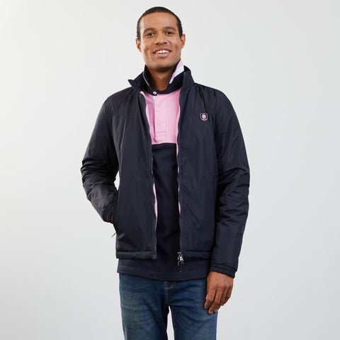 Dark blue quilted jacket - Image 3