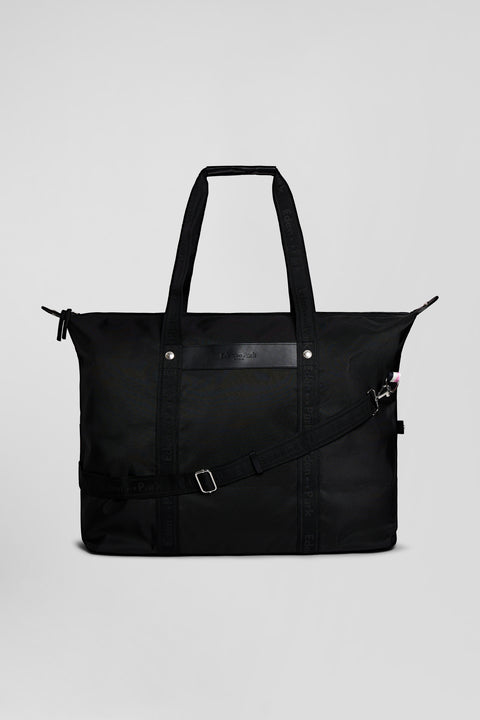 Black jacquard Eden Park travel bag - Image 1
