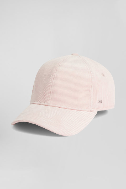 Pink stretch cotton cap - Image 1