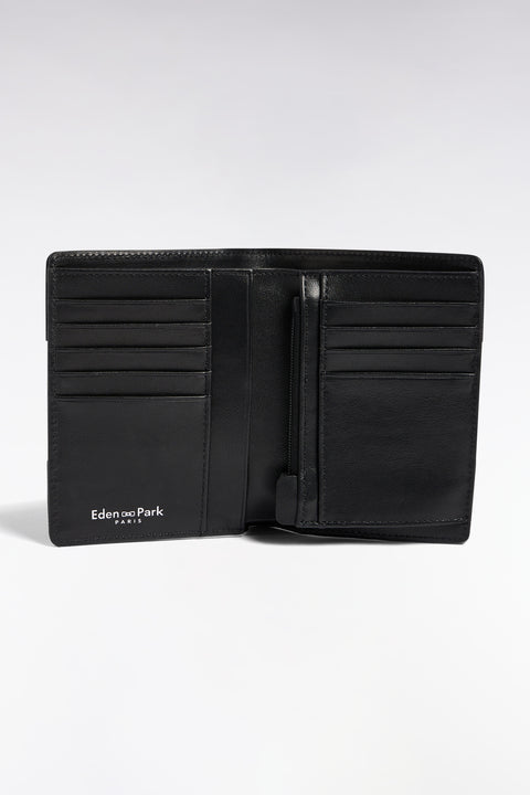 French wallet in navy bimaterial grippy - Image 2