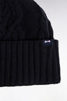 Navy cable knit hat