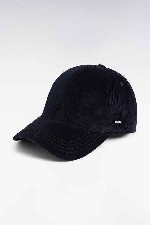 Navy corduroy cap - Image 1