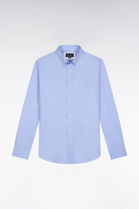 Sky cotton shirt, straight cut - Image 2