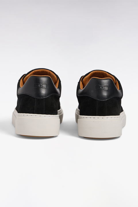 Black suede low-top sneakers - Image 3