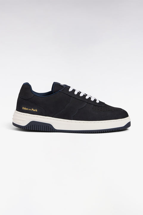 Navy suede sneakers - Image 1