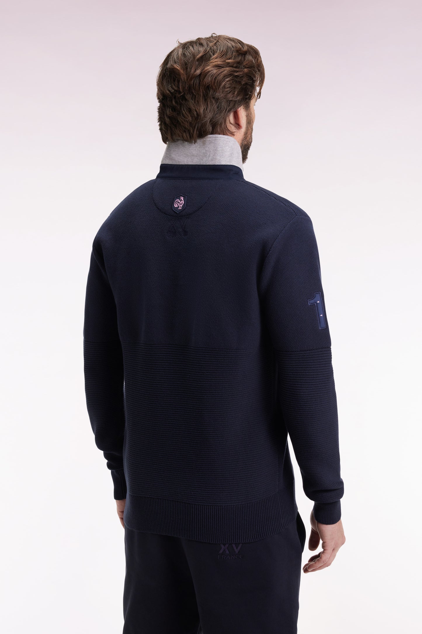 Navy cotton sweater