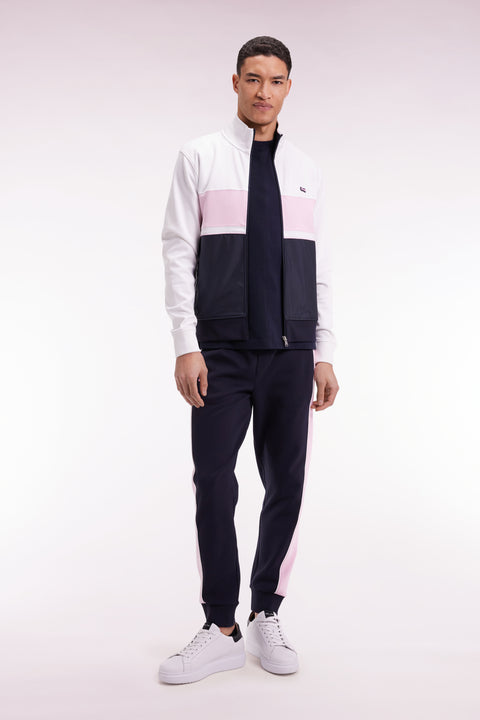 Pink cotton blend sweatshirt - Image 1