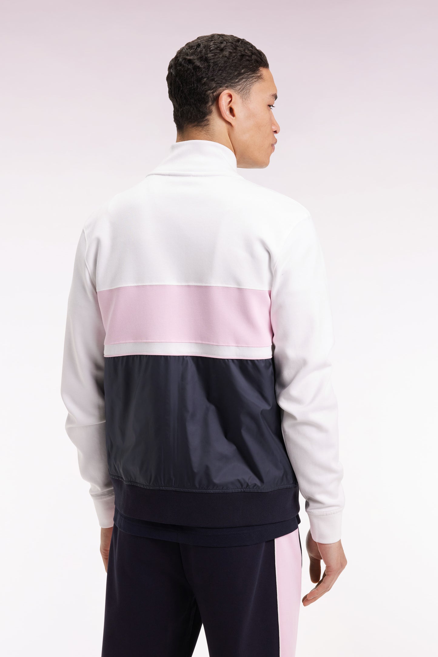 Pink cotton blend sweatshirt