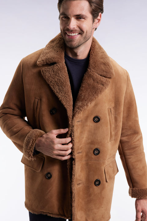 Brown wool coat - Image 1