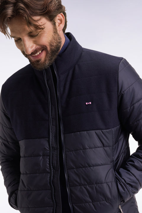 Two-tone navy jacket - Image 1