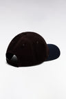Brown bi-material cap with badge Eden Park