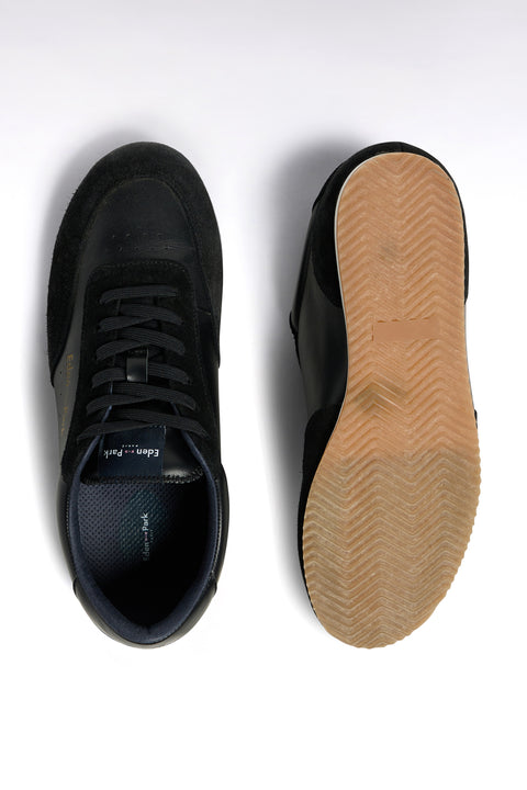 Baskets basses en cuir noir - Image 3