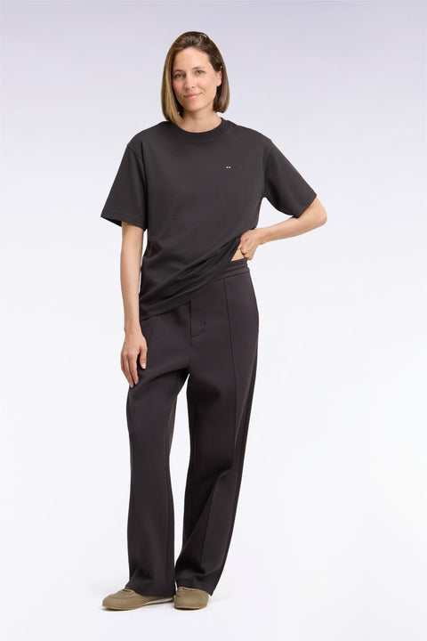Loose fit brown unisex jogging pants - Image 3
