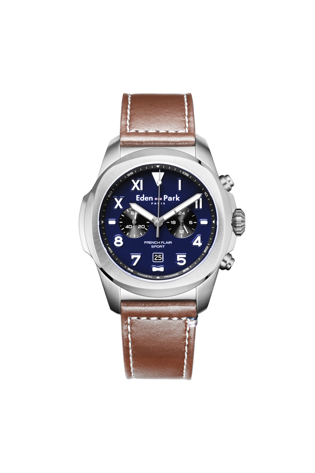 Quartz chronograph watch blue