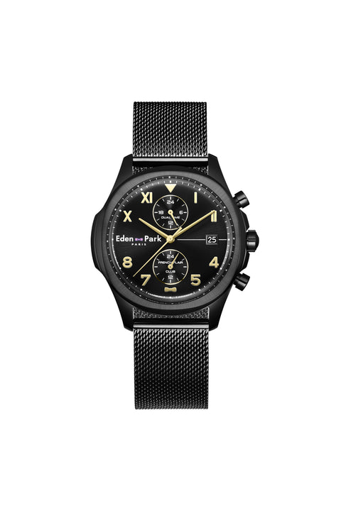 Montre Dual Time Noire - Image 1