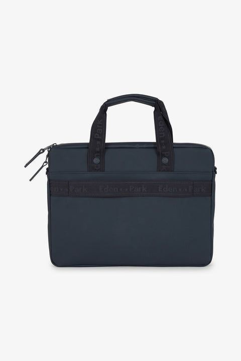 Navy blue rubber laptop sacoche - Image 2