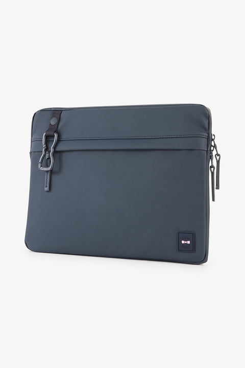 Dark blue rubber laptop sleeve - Image 2