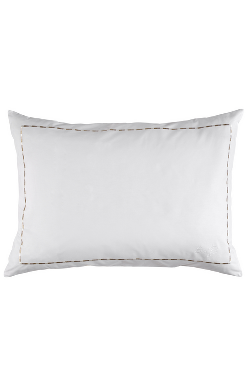 2 rectangular pillowcases, white and beige - Décrochons la lune - Image 2