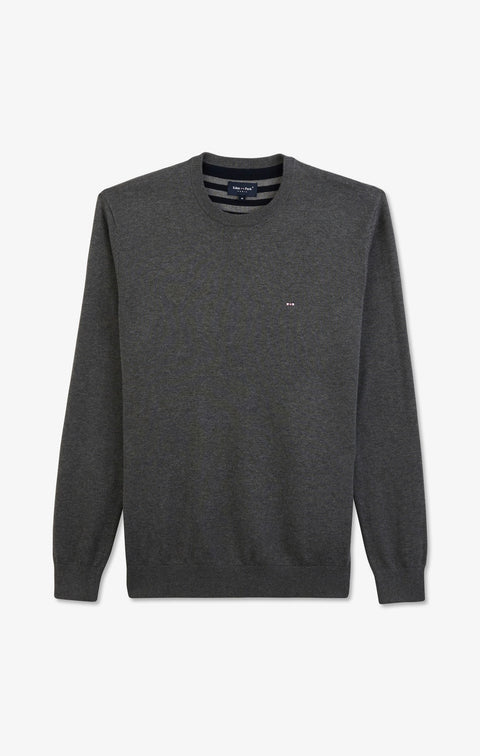Crew grey cotton jumper - Image 2