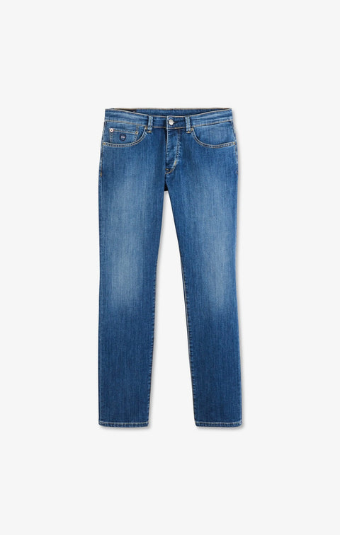 Blue jeans in stretch cotton - Image 2