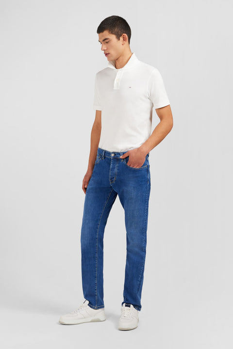 Blue jeans in stretch cotton - Image 3