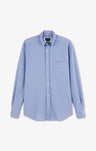 Blue pinpoint cotton shirt